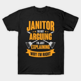 Funny Janitor Custodian Gift T-Shirt